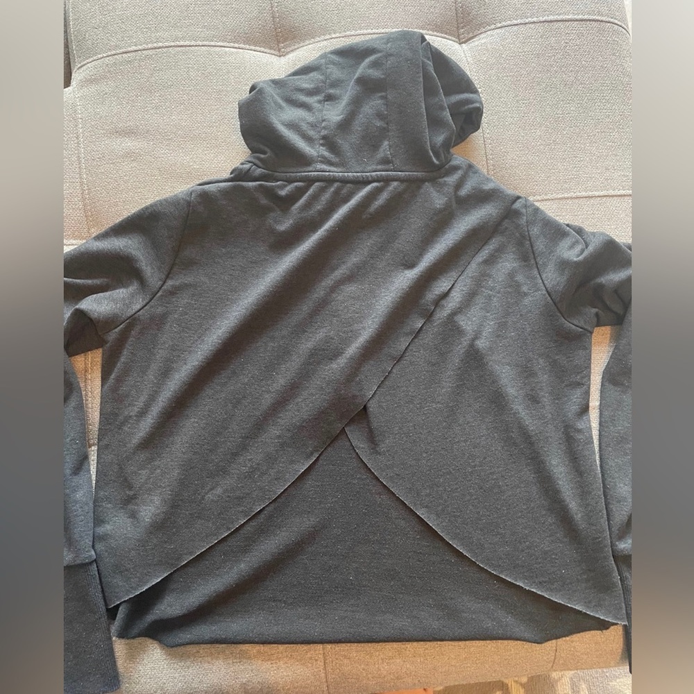 Gymshark crop open back sweater small